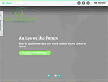Tablet Screenshot of familyvisioncarelagrange.com